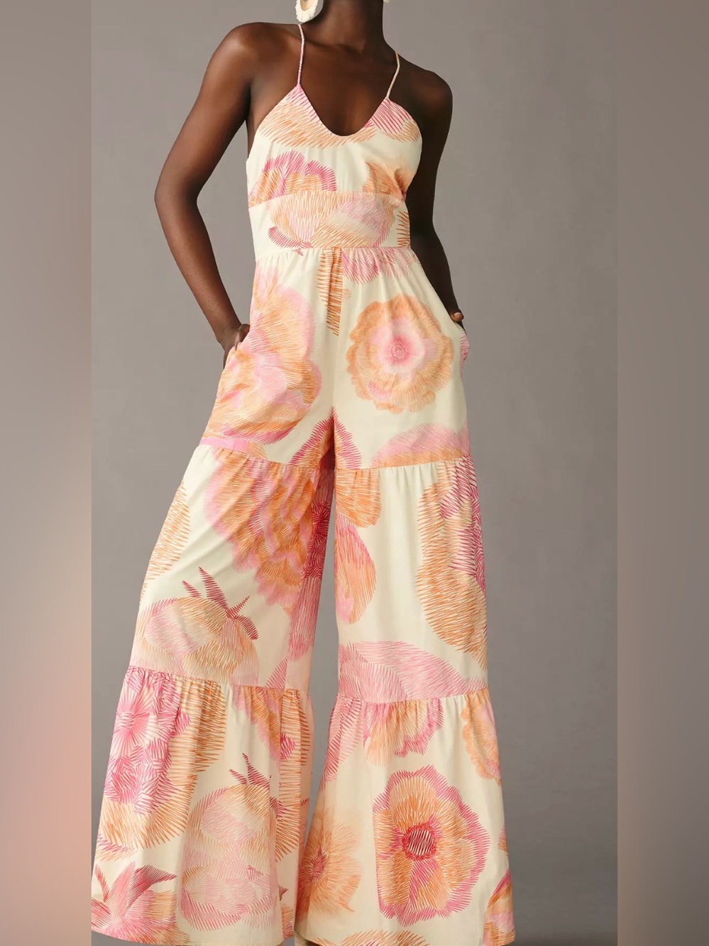 Hutch Tiered Wide-Leg Jumpsuit